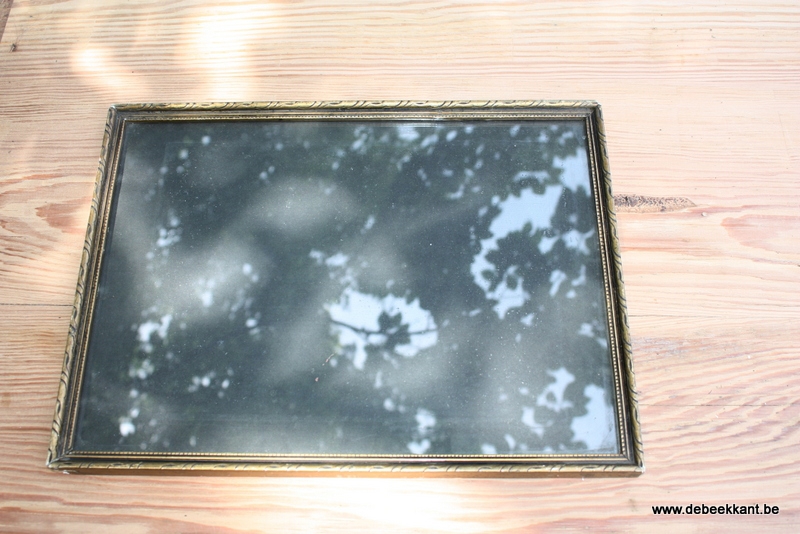 23.4 x 31.5 Antieke retro vintage houten kader lijst